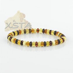 Genuine Baltic amber mix bracelet